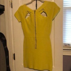 Bcbg yellow dress